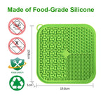 Premium Licking Mat for Dogs & Cats – Suction Cup Slow Feeder Anti-Anxiety Pad