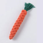 Hand-Woven Cotton Rope Knot Dog Toy – Bite Resistant Teeth Cleaning Chew Toy for Small and Medium Dogs