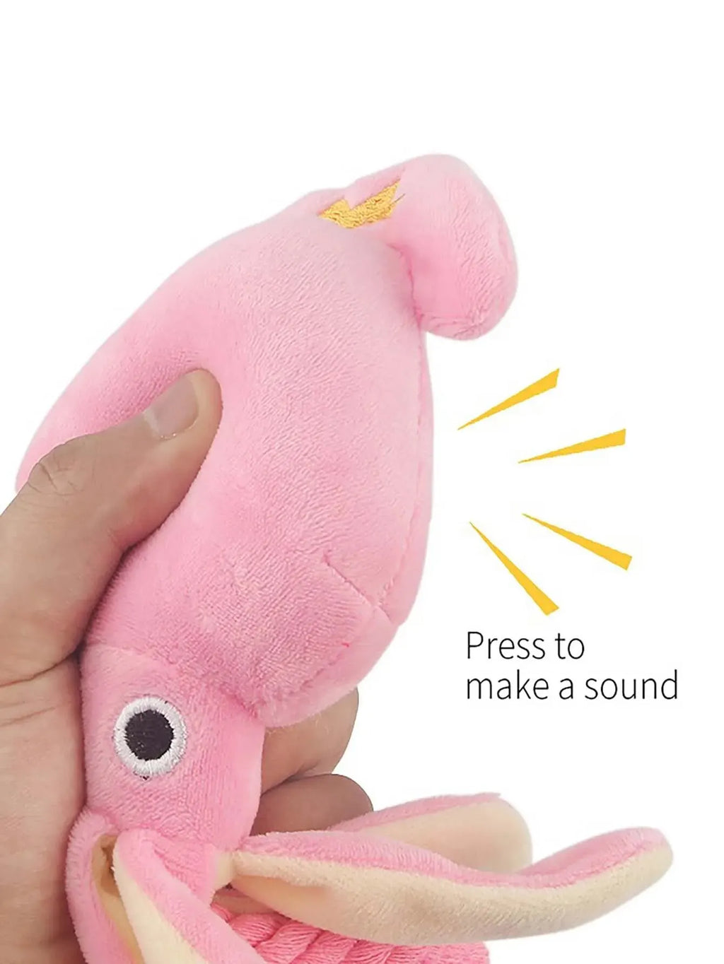 Octopus Plush Rope Dog Toy – Bite Resistant Interactive Squeaky Chew Toy for Small Medium Large Dogs