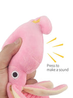 Octopus Plush Rope Dog Toy – Bite Resistant Interactive Squeaky Chew Toy for Small Medium Large Dogs