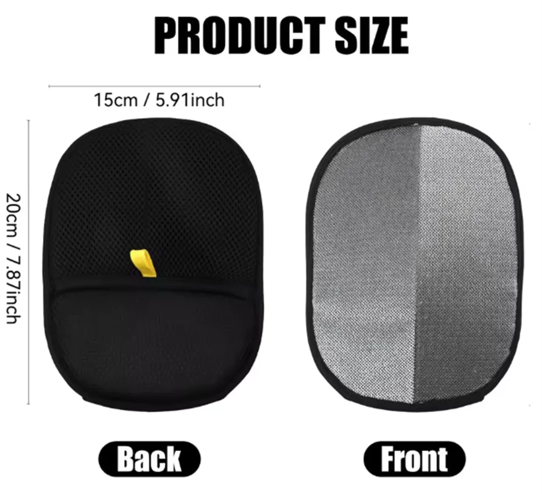 Reusable Pet Hair Removal Gloves – Double-Sided Grooming Mitt for Cats & Dogs