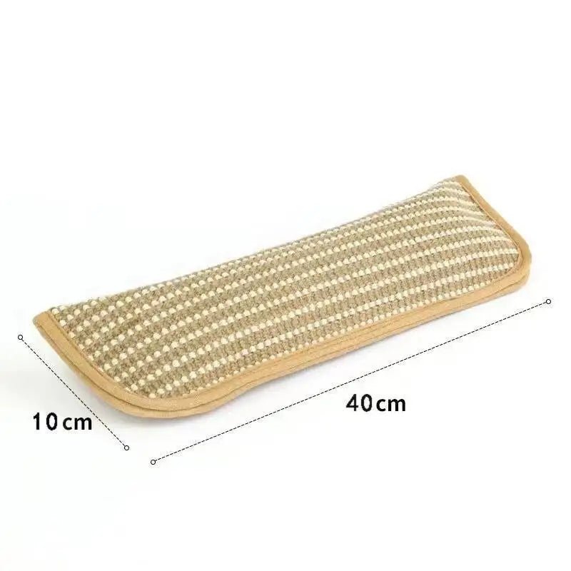 Interactive Cat Scratcher Toy with Catnip Pillow – Sisal Scratching Post, Claw Grinder & Chew Bite Toy for Kittens and Indoor Cats