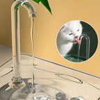 Cat Water Fountain Drinker 1.5L Auto Filter Transparent Water Dispenser Electric Mute Recirculate Filtering Drinker for Cats Pet