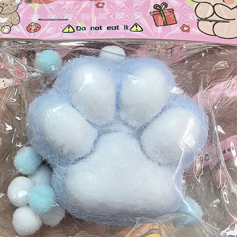Cat Paw Squishy Toy Cute Soft Stress Relief Squeeze Fidget Toy