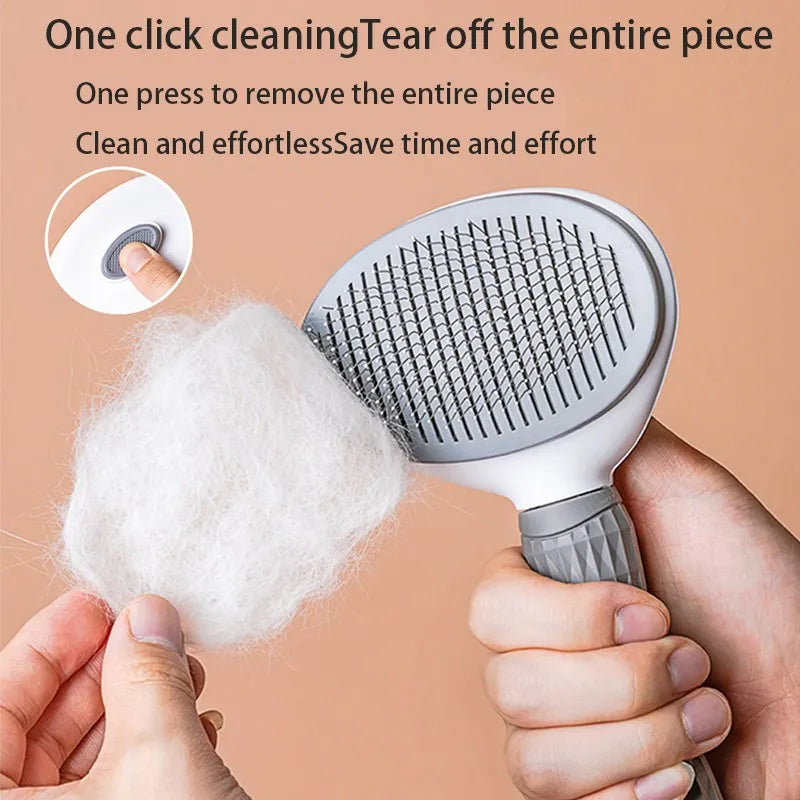 Pet Hair Remover Slicker Brush for Dogs & Cats – Grooming & Deshedding Tool
