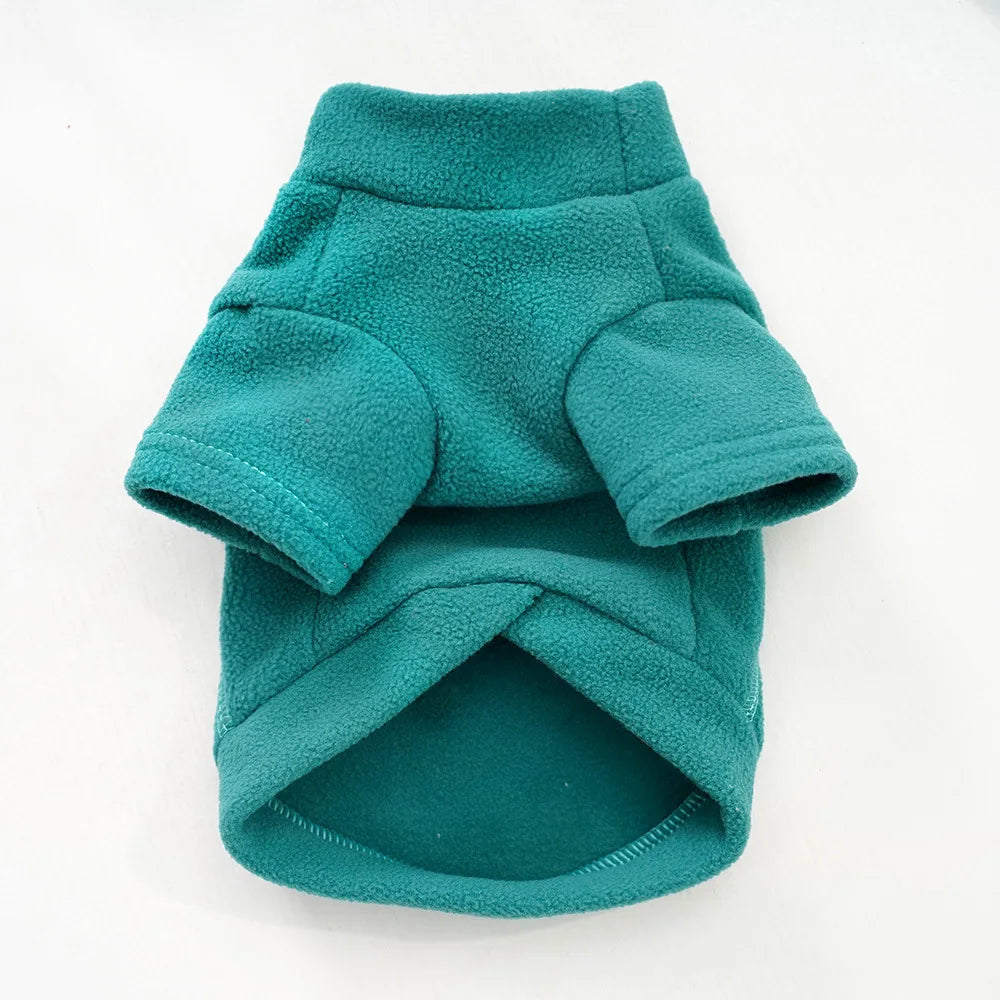 Winter Warm Dog Hoodies Pet Clothes for Small Dogs Fashion Solid Color Puppy Sweatshirt Soft Cat Pullovers Chihuahua Pet Hoodies