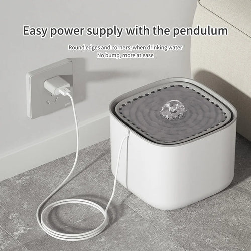 3L Automatic Cat Water Fountain with Filter – Large Capacity USB Electric Pet Water Dispenser, Ultra Quiet Recirculating Drinking Fountain for Cats & Small Dogs