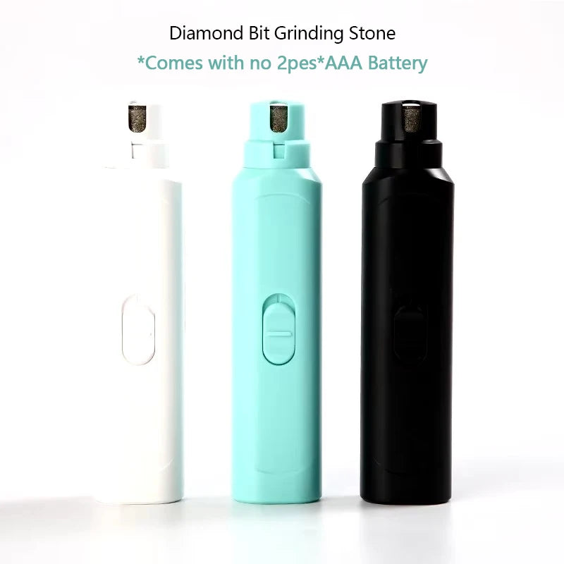 BOOTEELY Electric Pet Nail Grinder – Rechargeable Dog & Cat Nail Trimmer, Low Noise Pet Grooming Tool for Small & Large Pets