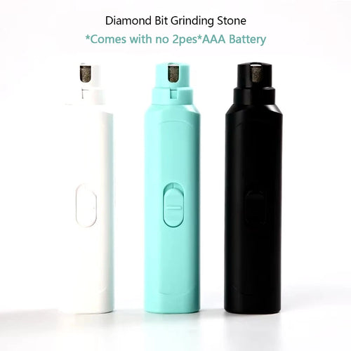 BOOTEELY Electric Pet Nail Grinder – Rechargeable Dog & Cat Nail Trimmer, Low Noise Pet Grooming Tool for Small & Large Pets