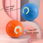 Automatic Moving Dog Ball Toy – USB Rechargeable Interactive Rolling & Bouncing Ball for Puppies and Dogs