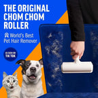 Self-Cleaning Pet Hair Remover Roller – Reusable Dog & Cat Fur Lint Brush