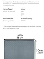 Pet Placemat Nonspill Easy to Clean Foldable Cat and Dog Feeding Mat Silicone Non-slip Waterproof Pet Mat