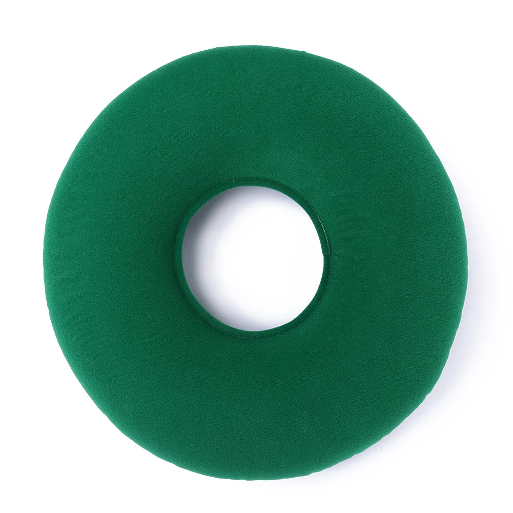 Donut Pillow Hemorrhoid Tailbone Cushion Home Office Use Donut Pillow Seat Cushion with Pump for Hemorrhoids Pressure Sores