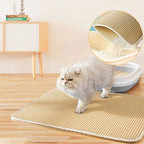 Waterproof Double Layer Cat Litter Mat – EVA Litter Trapping Pad with Non-Slip Design for Cat Litter Boxes