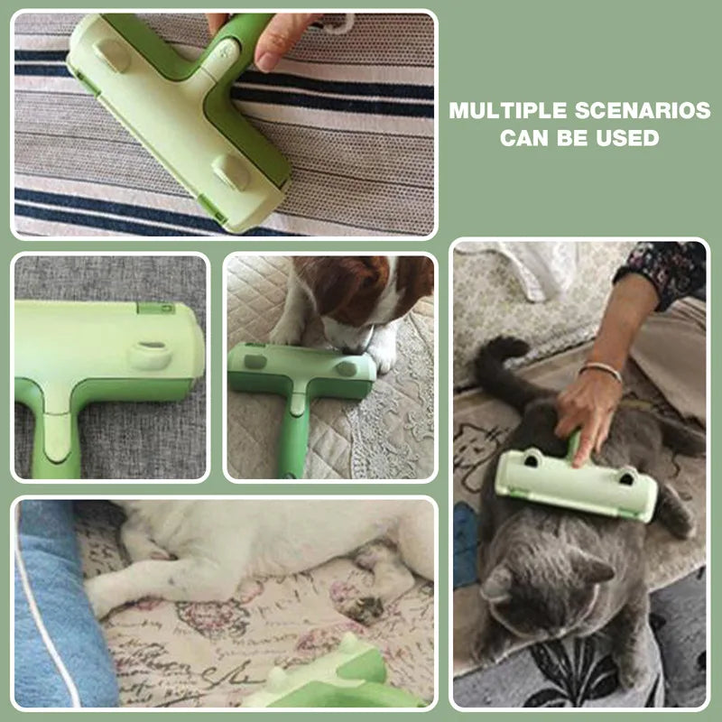 Pet Hair Remover Roller – Self-Cleaning Lint Brush for Dog & Cat Hair on Clothes, Furniture & Carpet