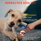Interactive Jute Dog Chew Pillow – Durable Training & Teeth Cleaning Toy
