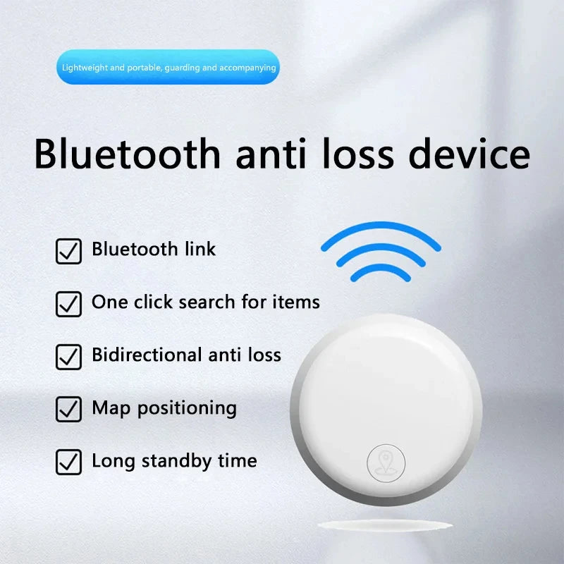 Mini GPS Tracker Smart Anti-Lost Bluetooth Finder Tag for Car Pets Kids Bags Wallet Keys | iOS and Android Compatible