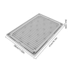 TOPINCN Double Layer Cat Litter Mat – Washable Anti-Slip Cat Litter Catcher Mat for Litter Box Floor Protection (41×28cm)