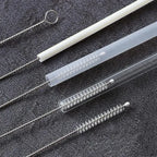 Reusable Straw Cleaning Brush Kit – Nylon Tube & Bottle Cleaner Set for Straws, Bottles & Cups