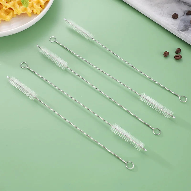 Reusable Straw Cleaning Brush Kit – Nylon Tube & Bottle Cleaner Set for Straws, Bottles & Cups