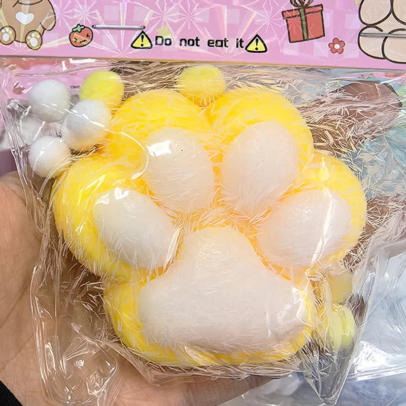 Cat Paw Squishy Toy Cute Soft Stress Relief Squeeze Fidget Toy