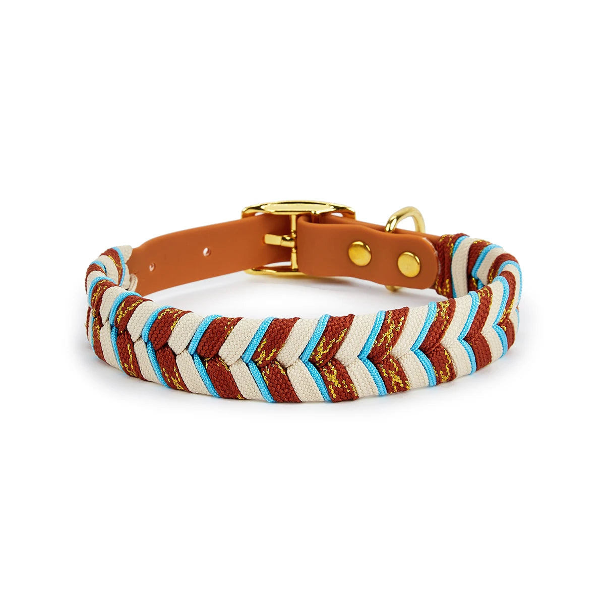 Handmade Fashion Dog Collar for Small Medium and Large Dogs – Colorful Reflective Pet Neck Collar
