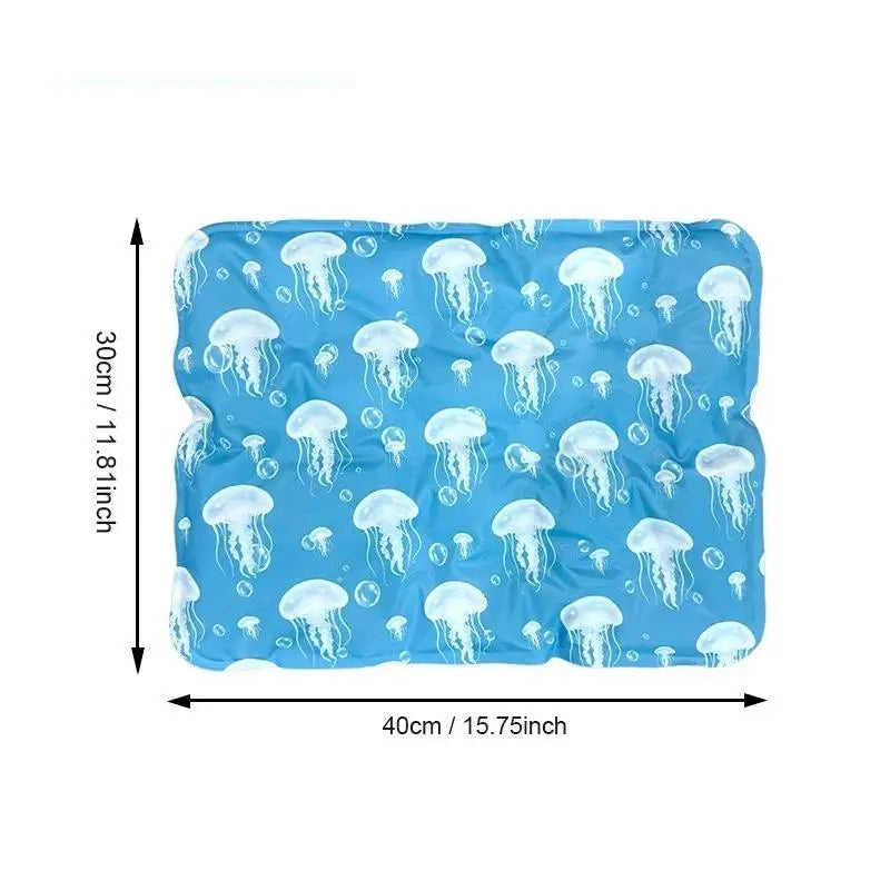 Pet Cooling Ice Mat for Dogs and Cats – Non-Toxic Self Cooling Pad, Leak-Proof Summer Cooling Bed for Indoor & Outdoor Use