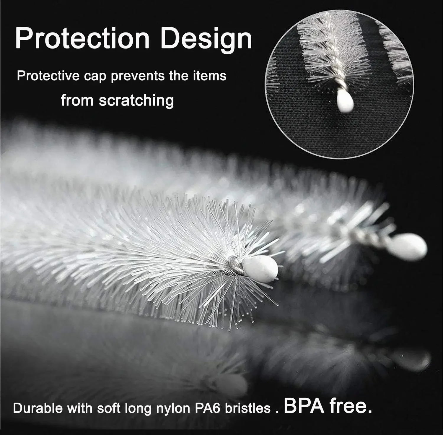 Reusable Straw Cleaning Brush Kit – Nylon Tube & Bottle Cleaner Set for Straws, Bottles & Cups
