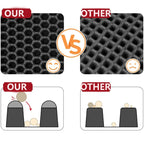 Non-Slip Waterproof Double Layer Cat Litter Mat – Washable Pet Litter Catcher Pad for Clean Home