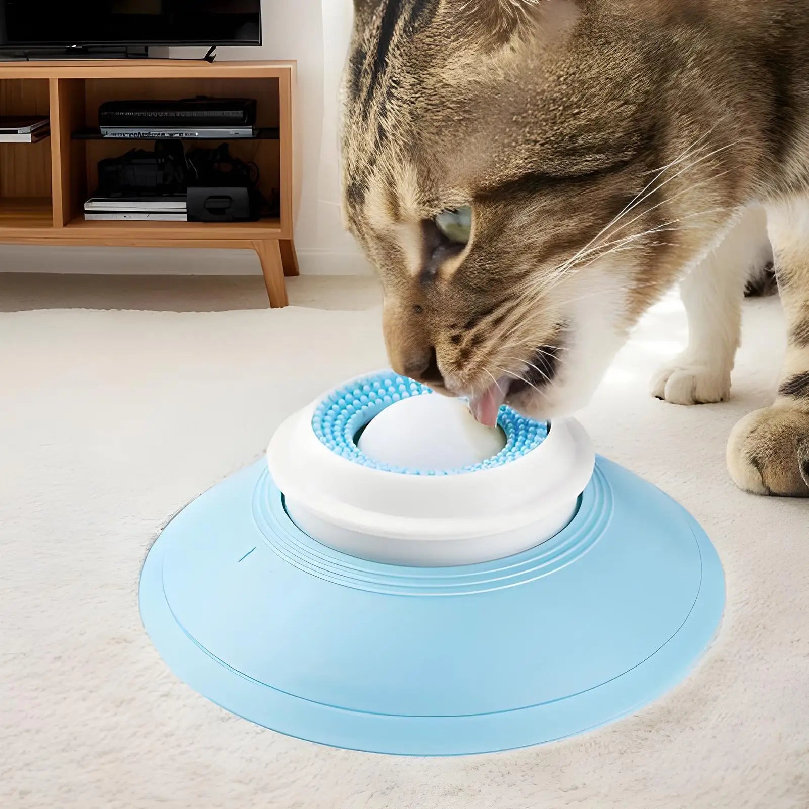 Dog Slow Feeder Lick Bowl with Suction Cup – Anti-Choking Feeding Mat Toy