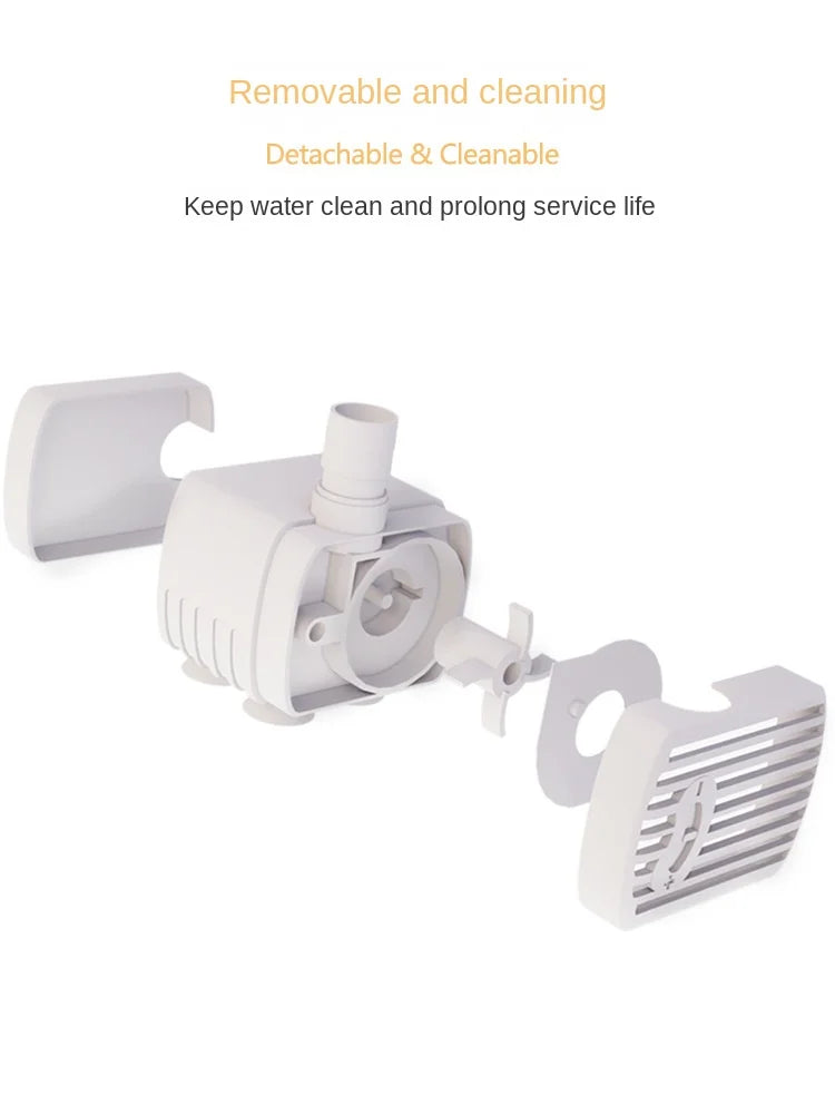 Pet Cat Water Pump Fountain Anti-dry Burning Motor Replacement for Cat Flowers Drinking Bowl Water Dispenser Pet Products