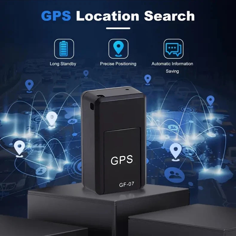 GF07 Mini GPS Tracker Car Bike Pet Child Elderly | Anti-Theft Magnetic GPS Locator with App Tracking