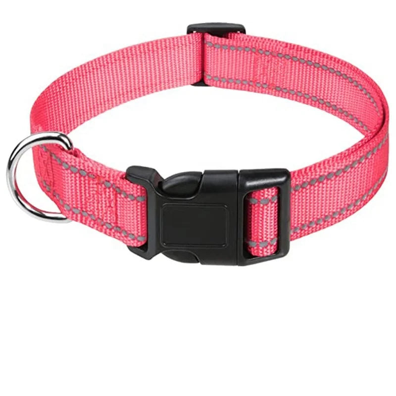 Decorative Choker Dog Collar for Small Puppies – Adjustable Nylon Pet Neck Collar