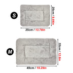 Reversible Plush Winter Pet Bed Mat for Small Animals | Soft Warm Sleeping Pad for Hamsters, Rabbits and Cats