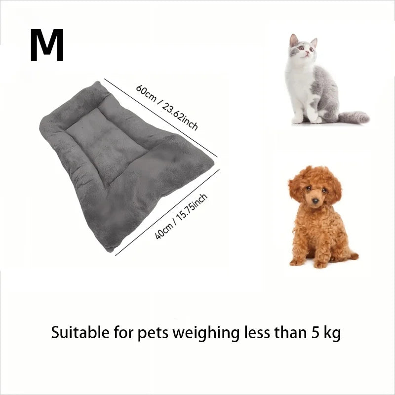 Thickened Winter Warm Pet Bed Nest for Dogs and Cats | Cozy All-Season Sleeping Cushion Mat