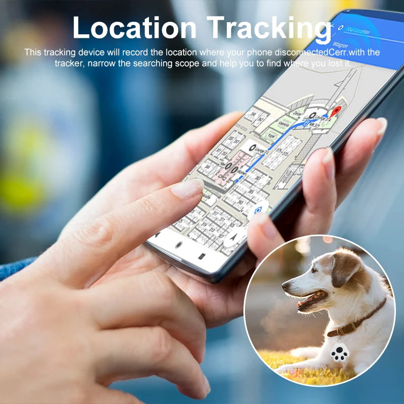 Smart Mini GPS Bluetooth Tracker – Key Finder for Pets, Kids and Bags