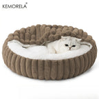 Warm Calming Hooded Cat Cave Bed for Cats & Puppies – Non-Slip Indoor Sleeping Cushion for Kittens & Small Dogs