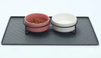 Pet Placemat Cat Dog Drinking Feeding Placemat Feeder Mats Cat Feed Mat Dog Food bowl Mat Silicone Waterproof Pet Bowl Pad