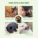 Squeaky Plush Puppy Toy – Cute Monkey Chew Toy for Teething, Training & Interactive Play