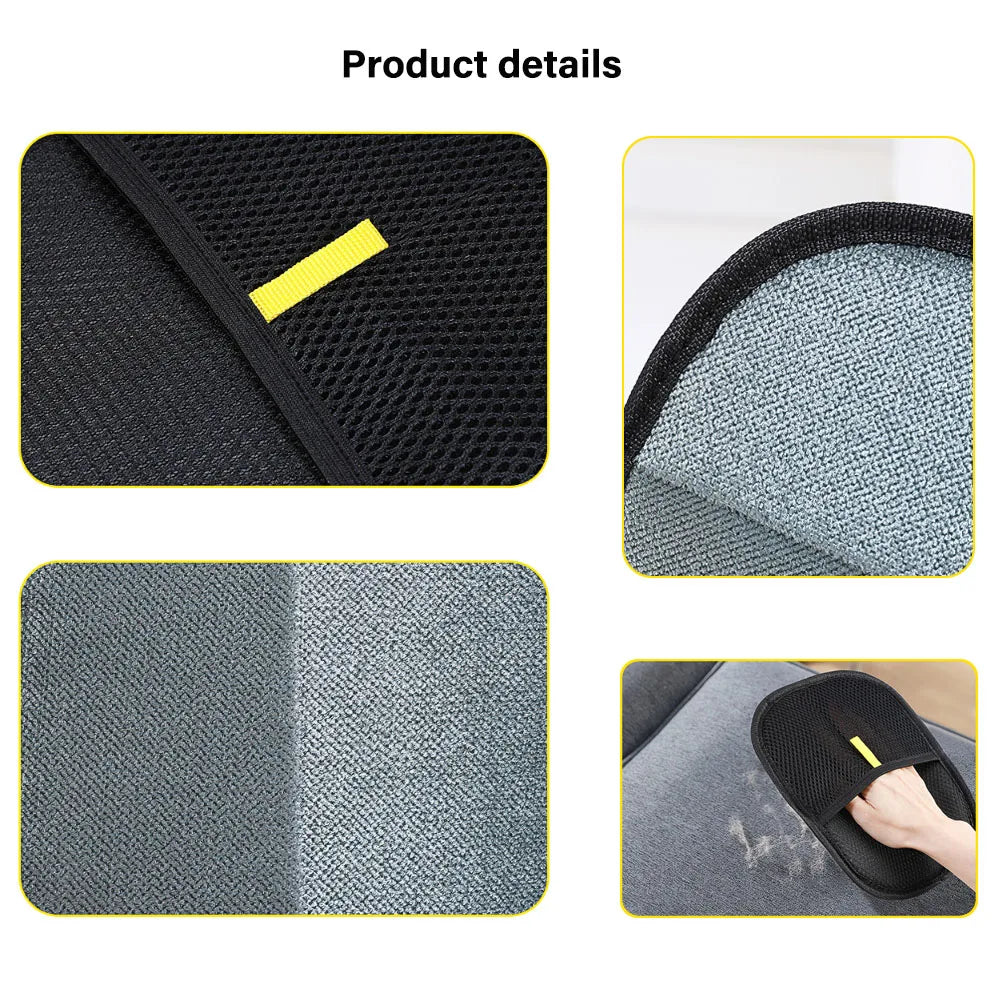 Reusable Pet Hair Removal Gloves – Double-Sided Static Grooming & Fur Cleaner for Dogs & Cats