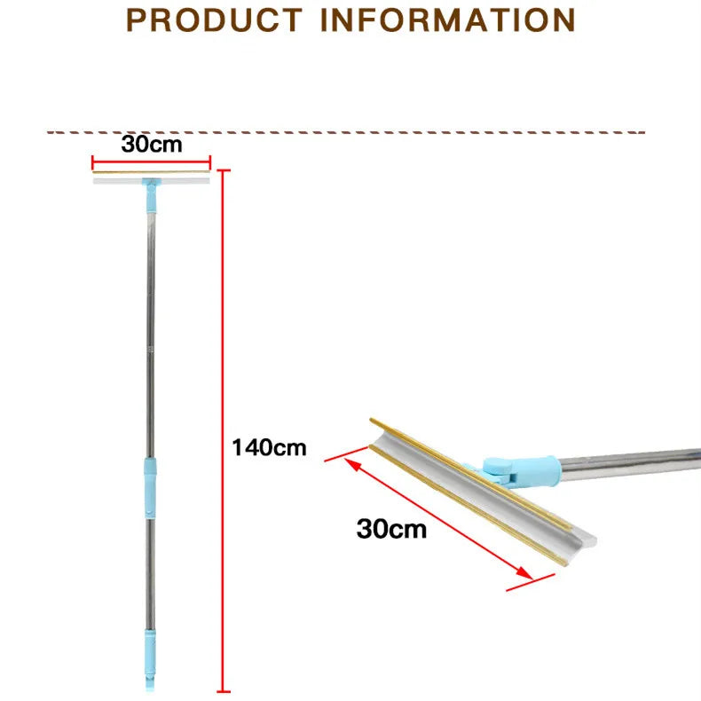 Pet Hair Remover Set – 3-in-1 Carpet Rake Tool with Telescopic Handle for Dog & Cat Fur Cleaning