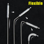 Reusable Straw Cleaning Brush Kit – Nylon Tube & Bottle Cleaner Set for Straws, Bottles & Cups