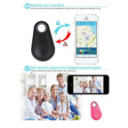 Mini Bluetooth 4.0 Smart Anti-Lost Tracker Tag for Pets, Kids, Wallet, Keys – Wireless Key Finder with Alarm and Phone Finder App Support (iOS and Android)
