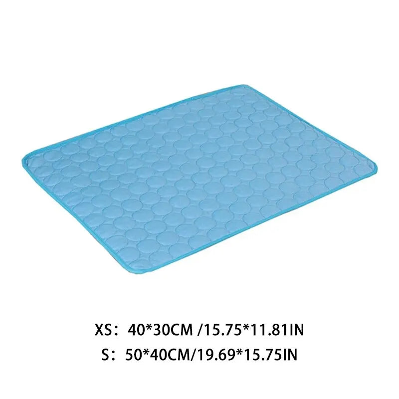 Summer Cooling Pet Ice Mat for Dogs and Cats | Breathable Sofa Bed Cooling Sleeping Pad