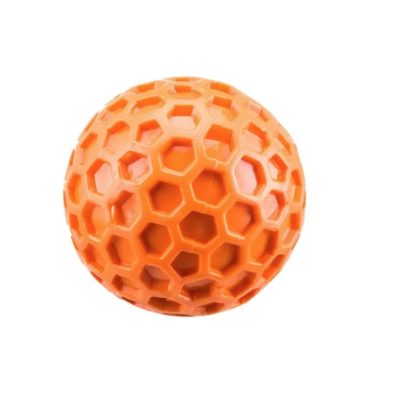 Indestructible Rubber Ball Dog Toy – Interactive Chew & Teeth Cleaning Toy