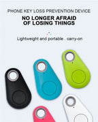 GPS Tracker Mini Smart Anti-Lost Bluetooth Finder for Pets Kids Bags Keys Wallet | Wireless Locator and Selfie Remote