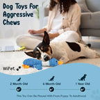 Interactive Plush Goose Dog & Cat Toy – Squeaky Chew & Tug Training Toy