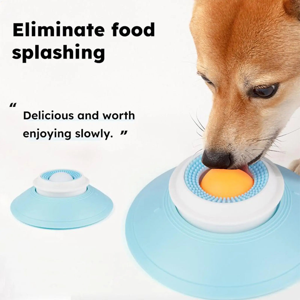Dog Slow Feeder Lick Bowl with Suction Cup – Anti-Choking Feeding Mat Toy