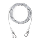 Double-Headed Dog Tie Out Cable Leash – Heavy Duty Steel Wire Outdoor Training Traction Rope