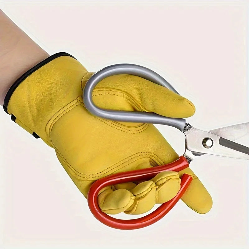 PU Leather Work Gloves for Gardening, Driving, Motorcycle Riding and Welding
